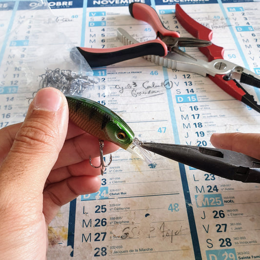 Mon leurre ne nage pas droit ou sur le côté : que faire ?