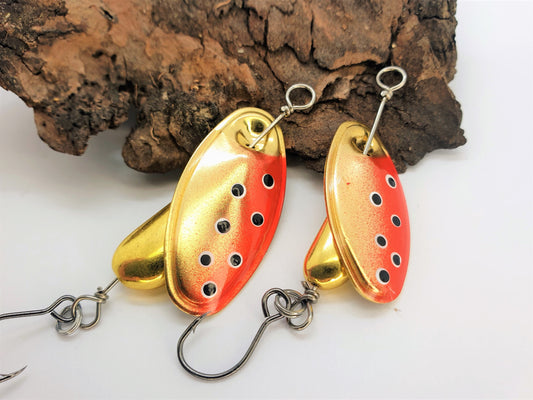 Cuiller Tournante Blackbird - Palette dorée peinte