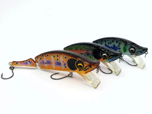 Medium Jointed 75 - leurre truite articulé